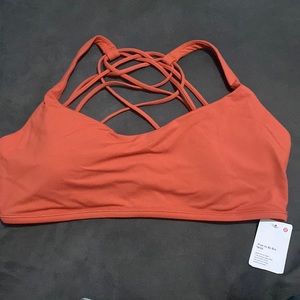Lululemon free to be bra wild, 14, Canyon Orange.